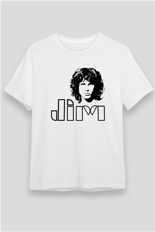 The Doors Beyaz Unisex Tişört T-Shirt - TişörtFabrikası