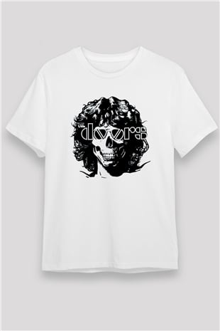 The Doors Beyaz Unisex Tişört T-Shirt - TişörtFabrikası