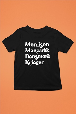 The Doors Siyah Unisex Çocuk Tişört
