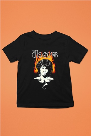 The Doors Siyah Unisex Çocuk Tişört