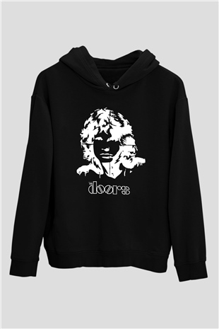 The Doors Siyah Unisex Hoodie