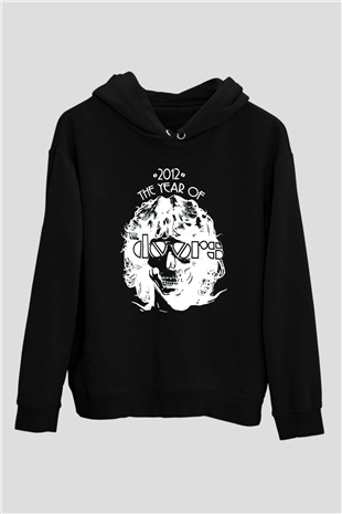 The Doors Siyah Unisex Hoodie