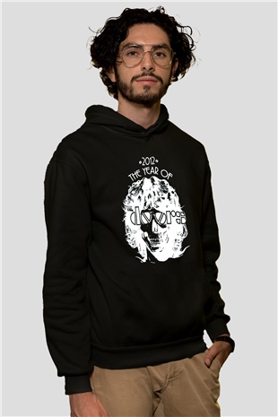 The Doors Siyah Unisex Hoodie