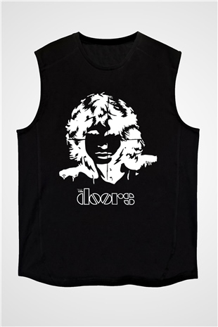 The Doors Siyah Unisex Kolsuz Tişört
