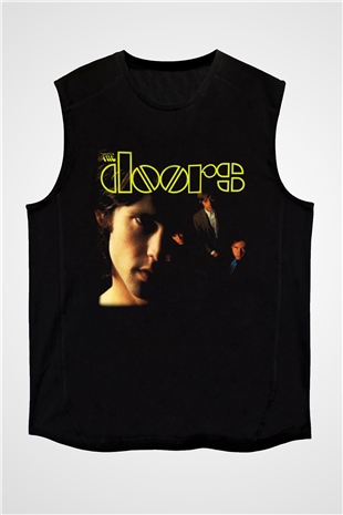 The Doors Siyah Unisex Kolsuz Tişört
