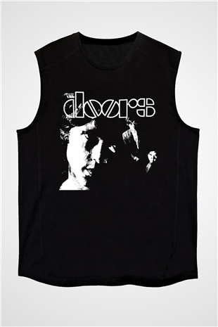 The Doors Siyah Unisex Kolsuz Tişört