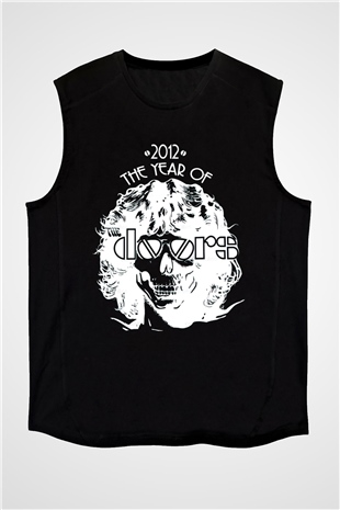 The Doors Siyah Unisex Kolsuz Tişört