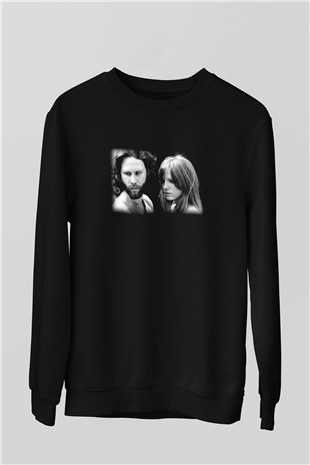 The Doors Siyah Unisex Sweatshirt