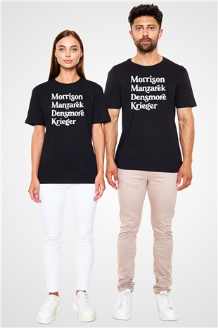 The Doors Siyah Unisex Tişört T-Shirt - TişörtFabrikası