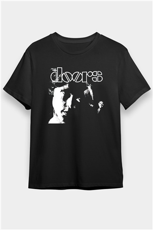 The Doors Siyah Unisex Tişört T-Shirt - TişörtFabrikası