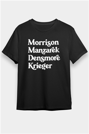 The Doors Siyah Unisex Tişört T-Shirt - TişörtFabrikası
