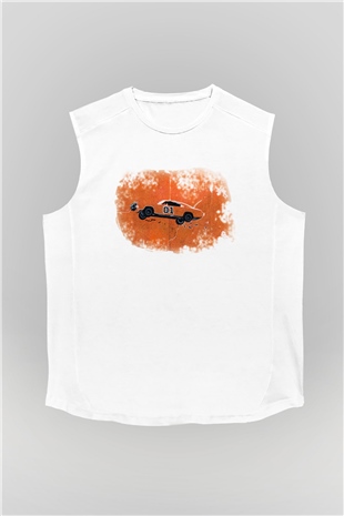 The Dukes of Hazzard Beyaz Unisex Kolsuz Tişört