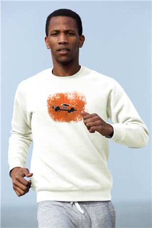 The Dukes of Hazzard Beyaz Unisex Sweatshirt
