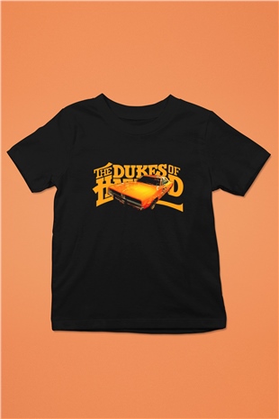 The Dukes of Hazzard Siyah Unisex  Çocuk Tişört