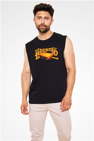 The Dukes of Hazzard Siyah Unisex  Kolsuz Tişört