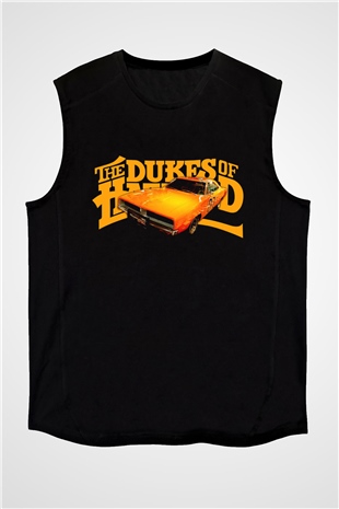 The Dukes of Hazzard Siyah Unisex  Kolsuz Tişört