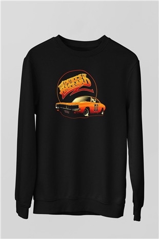 The Dukes of Hazzard Siyah Unisex  Sweatshirt
