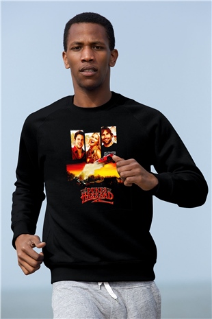 The Dukes of Hazzard Siyah Unisex  Sweatshirt