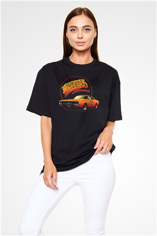 The Dukes of Hazzard Siyah Oversize Tişört