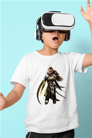 The Elder Scrolls Online Baskılı Beyaz Unisex Çocuk Tişört