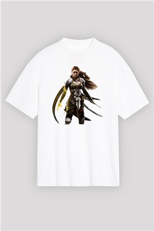 The Elder Scrolls Online Beyaz Unisex Oversize Tişört T-Shirt