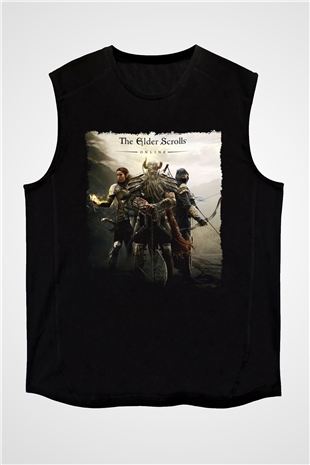The Elder Scrolls Online Siyah Unisex Kolsuz Tişört