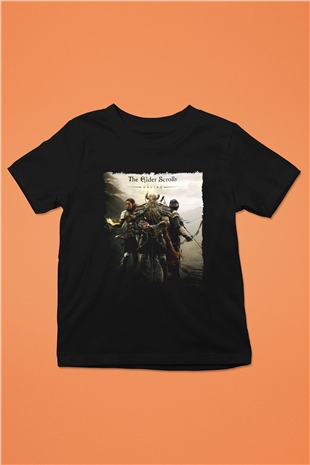 The Elder Scrolls Online Siyah Unisex Çocuk Tişört