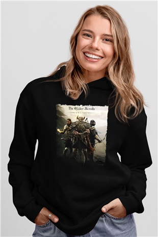 The Elder Scrolls Online Siyah Unisex Hoodie