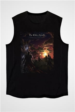 The Elder Scrolls Online Siyah Unisex Kolsuz Tişört