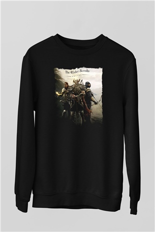 The Elder Scrolls Online Siyah Unisex Sweatshirt