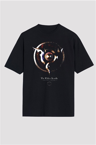 The Elder Scrolls Online Siyah Oversize Tişört Oversize T-shirt
