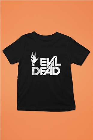 The Evil Dead Baskılı Siyah Unisex Çocuk Tişört