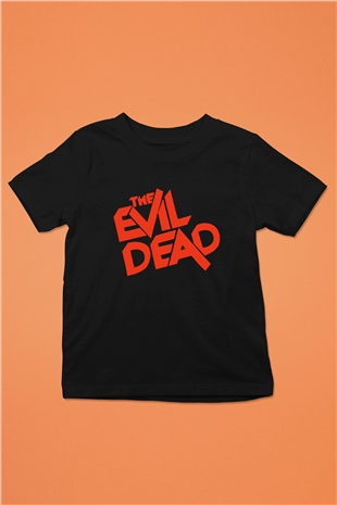 The Evil Dead Baskılı Siyah Unisex Çocuk Tişört