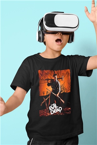 The Evil Dead Siyah Unisex Çocuk Tişört