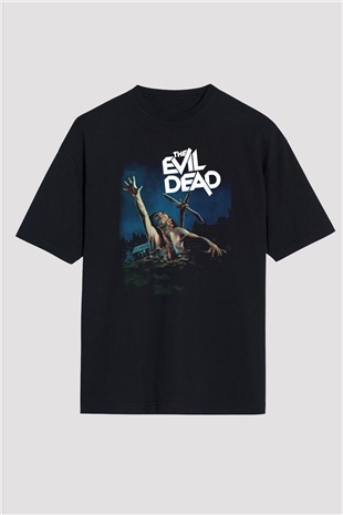The Evil Dead Siyah Unisex Oversize Tişört T-Shirt