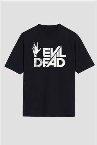 The Evil Dead Siyah Unisex Oversize Tişört T-Shirt