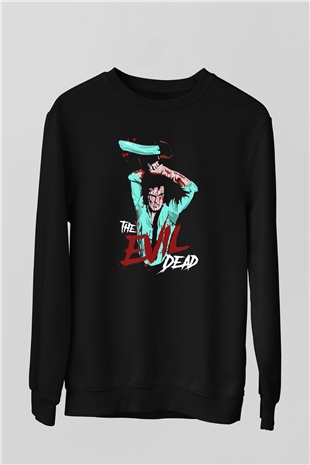 The Evil Dead Siyah Unisex Sweatshirt