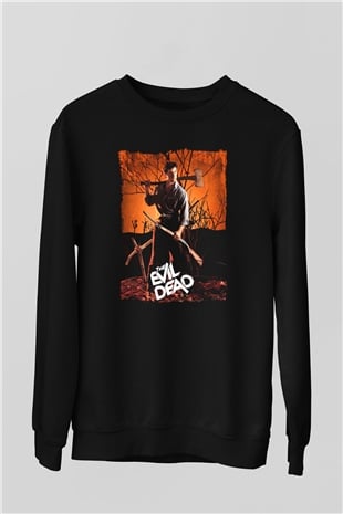 The Evil Dead Siyah Unisex Sweatshirt