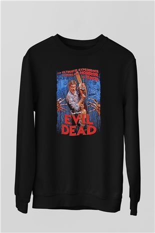 The Evil Dead Siyah Unisex Sweatshirt