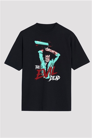 The Evil Dead Siyah Oversize Tişört Oversize T-shirt