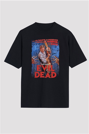The Evil Dead Siyah Oversize Tişört Oversize T-shirt