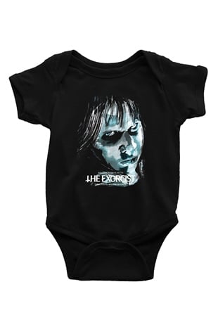 The Exorcist Baskılı Siyah Bebek Body - Zıbın