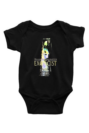 The Exorcist Baskılı Siyah Bebek Body - Zıbın