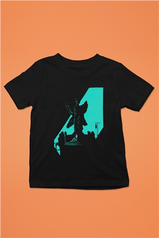 The Exorcist Baskılı Siyah Unisex Çocuk Tişört