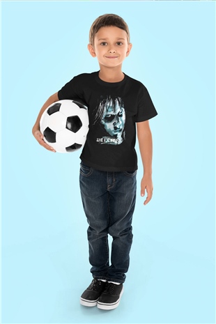 The Exorcist Baskılı Siyah Unisex Çocuk Tişört