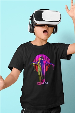 The Exorcist Siyah Unisex  Çocuk Tişört