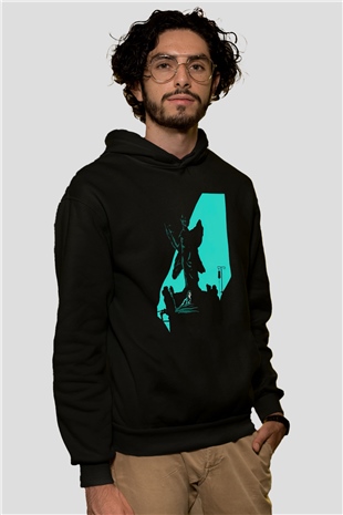The Exorcist Siyah Unisex Kapüşonlu Sweatshirt