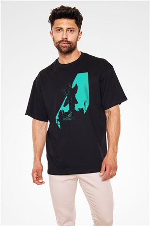 The Exorcist Siyah Unisex Oversize Tişört