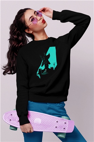 The Exorcist Siyah Unisex Sweatshirt