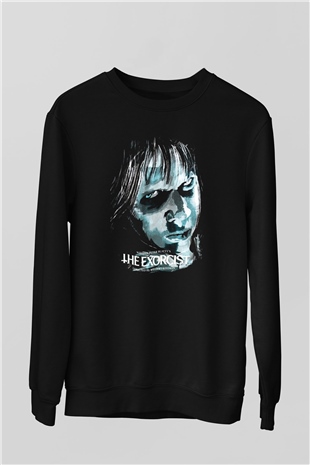The Exorcist Siyah Unisex Sweatshirt